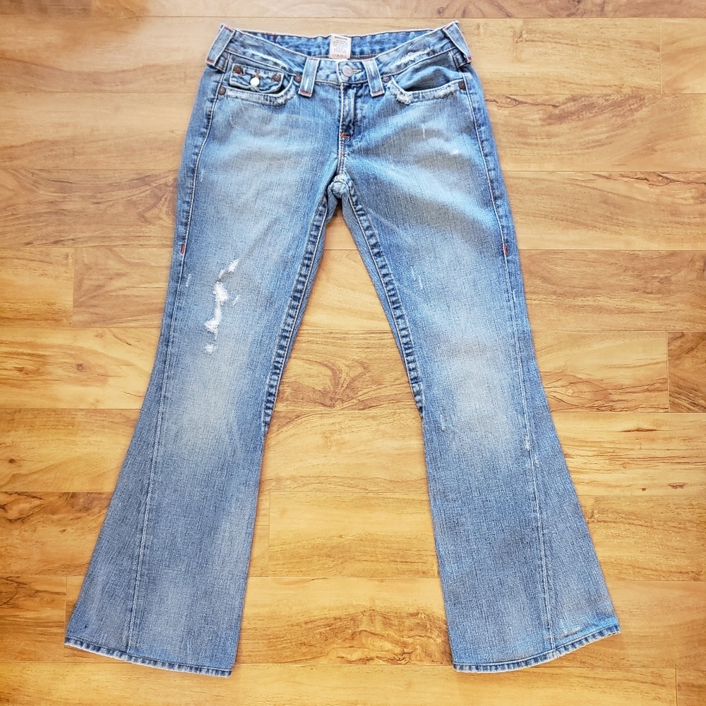 TRUE RELIGION distressed Flare Jeans 29